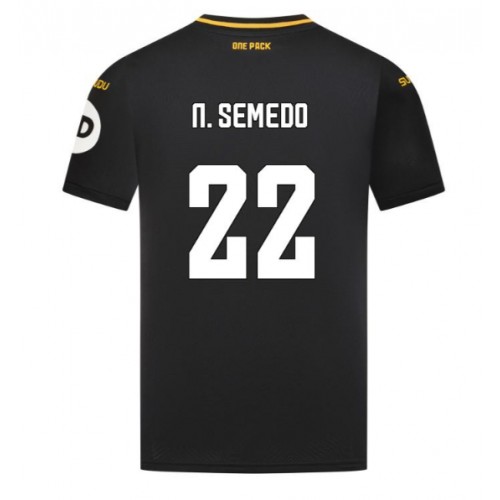 Fotbalové Dres Wolves Nelson Semedo #22 Venkovní 2024-25 Krátký Rukáv